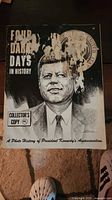 Front cover showing title, portrait of JFK, Collector's Copy mark