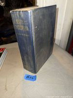Spine and cover of dark blue hardcover Audio Cyclopedia book