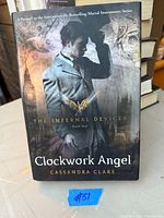 Front cover of Clockwork Angel hardcover with dust jacket