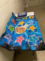 Full view of dance mat and control unit on table