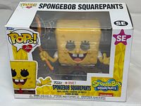 Front view of boxed SpongeBob SquarePants Funko Pop #25