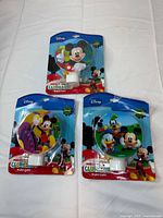 All three packaged Mickey Mouse Clubhouse night lights
