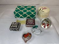 All seven items grouped to show variety and scale