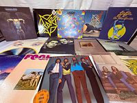 Group shot showing all 14 LP covers