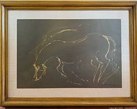 Full artwork in frame showing composition and frame