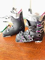 Side view of both Salomon X PRO X80 W boots