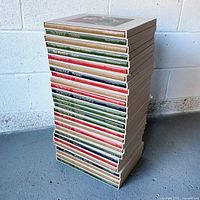 Stack of all 28 slipcased hardcover volumes