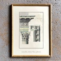 Framed print showing full view with mat and frame