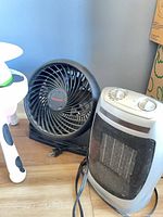 Honeywell fan and heater side-by-side