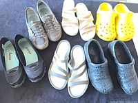 All eight pairs arranged for overview