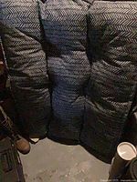 Front view of entire padded dog bed