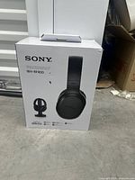 Front of Sony WH-RF400 headphone retail box