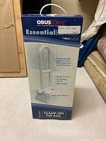 Front of box showing product image and key features