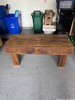Front angled view of entire bench