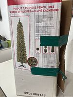 Boxed Celebrate It Cashmere Pencil Tree front view