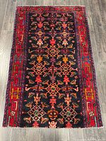 Full view of rug showing overall design and size