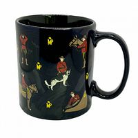 Full view of mug showing Mountie graphics