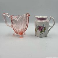 Both creamers side by side showing size and styles