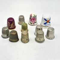 All 11 thimbles front view