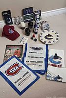 Group shot of all memorabilia