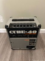 Front and top panel of Roland Cube-40 Keyboard amplifier showing controls and branding