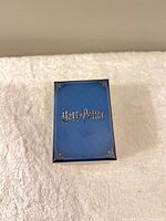 Top of blue Harry Potter branded box