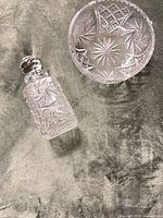 Decanter and bowl full view