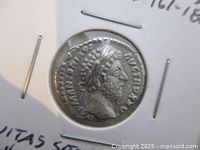 Obverse showing Marcus Aurelius portrait