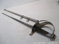 Sword and scabbard full view