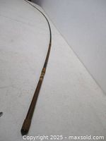 Full length view of whip showing taper and overall condition