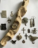 All jewelry pieces grouped on white background for overview