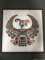 Full view of framed print showing image and frame