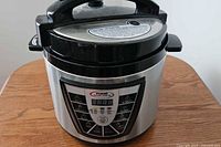 Full view of Power Pressure Cooker XL on table