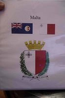 Cover page showing Malta flag and coat of arms