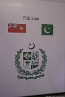 Album title page with national emblem and flags