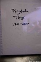 Binder cover page handwritten "Trinidad Tobago 1851-2000"