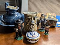 Group shot showing all items in lot on table