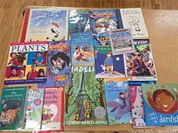 Group shot of all books laid on tabletop