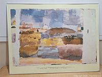 Full view of framed Paul Klee print