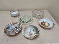 Group shot of all six bowls