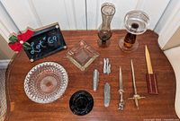 Group shot of all 11 items on table