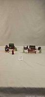 All 11 Department 56 accessory pieces grouped