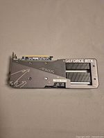 Backplate view showing AORUS and GeForce RTX branding