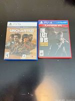 Front view of both game cases