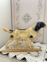 Left side view showing full profile and ruler for scale