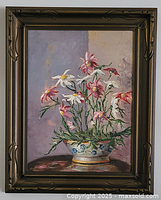 full view of framed painting