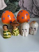 Front view of all three shaker pairs