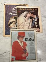 Front covers of all three newspaper inserts