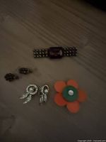 Front view of all four jewelry pieces