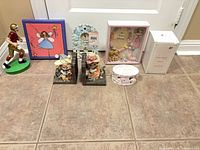 All items lined up showing variety of baby and kids decor pieces